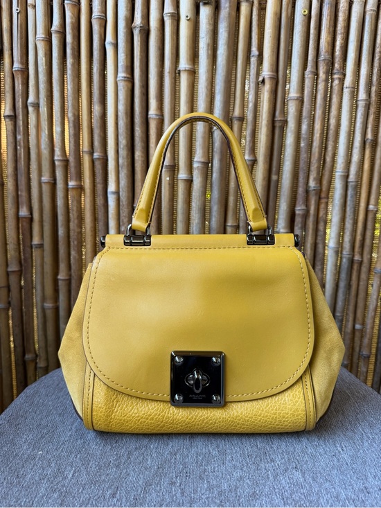 Coach Handbags - COACH leather top handle shoulder/handbag